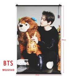 BTS black plastic pole cloth p...