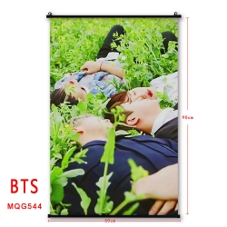 BTS black plastic pole cloth p...