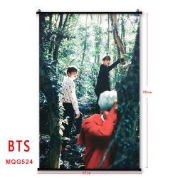 BTS black plastic pole cloth p...