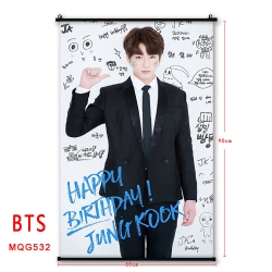 BTS black plastic pole cloth p...