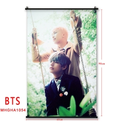 BTS black plastic pole cloth p...