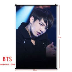 BTS black plastic pole cloth p...