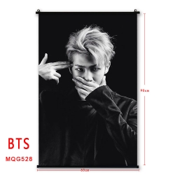 BTS black plastic pole cloth p...