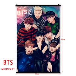 BTS black plastic pole cloth p...