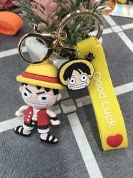 One Piece Anime Silicone key c...