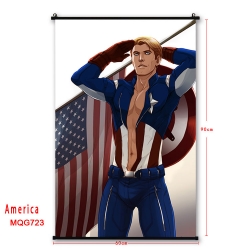 American Flag plastic pole clo...