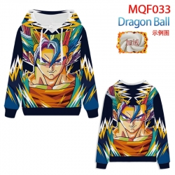 DRAGON BALL Hooded pullover pl...