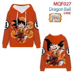 DRAGON BALL Hooded pullover pl...