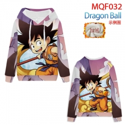 DRAGON BALL Hooded pullover pl...