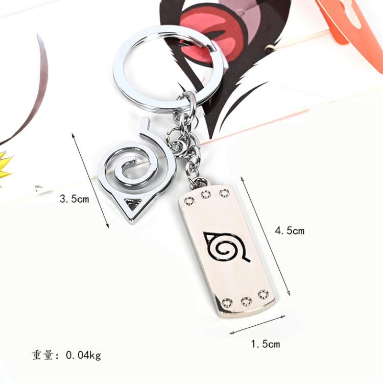 Naruto Animation metal army keychain pendant Style A  price for 5 pcs