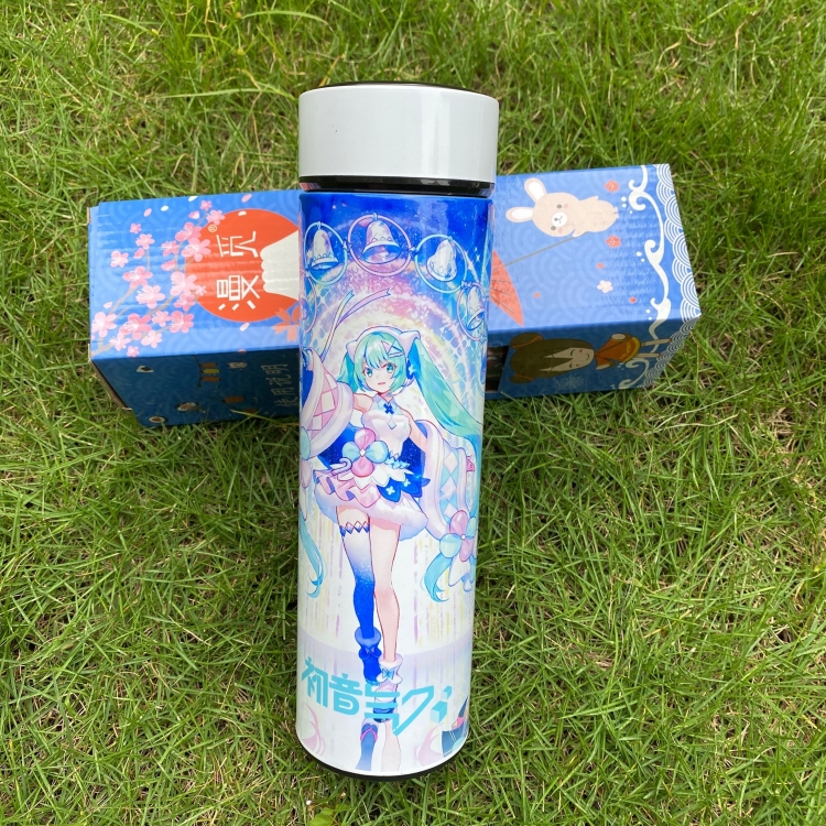 Hatsune Miku Full Color vacuum Double layer 304 stainless steel Thermos Cup 500ML