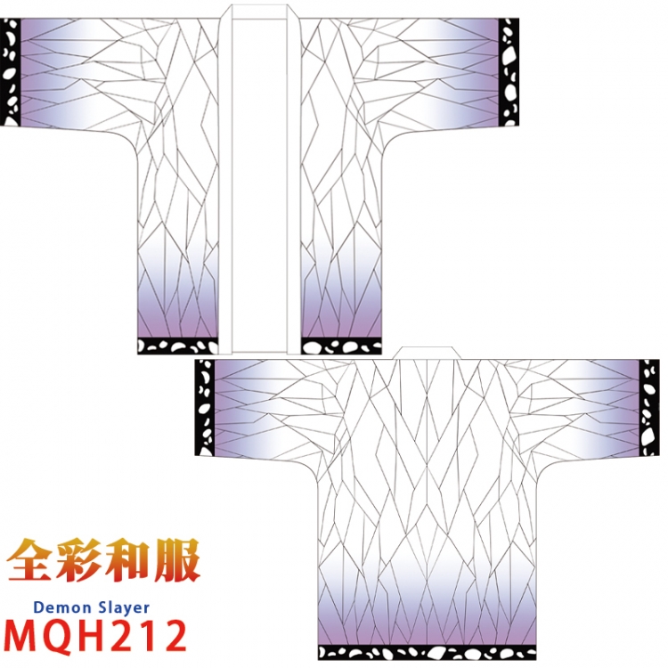 Demon Slayer Kimets Anime  Full Color Kimono  One Size MQH 212