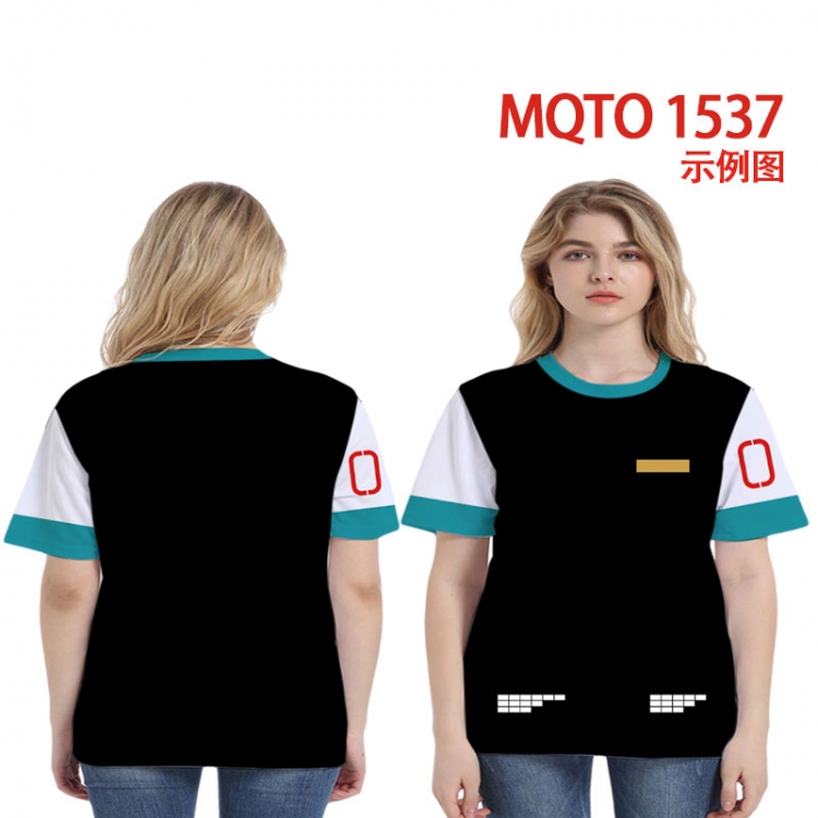 Hatsune Miku Full color printing flower short sleeve T-shirt 2XS-4XL, 9 sizes MQTO1537