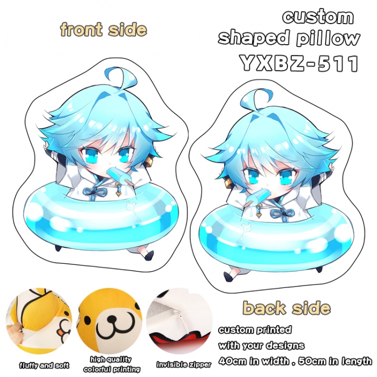 Genshin Impact Custom Shaped Pillow 40X50CM YXBZ511
