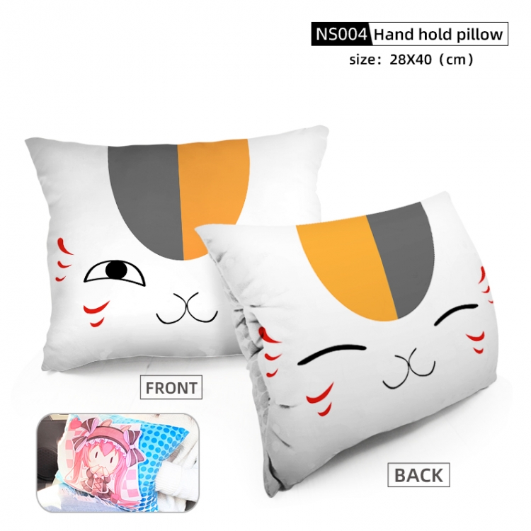 Natsume_Yuujintyou Game Fine plush Hand Warm Cushion can be customi 28X40CM NS004