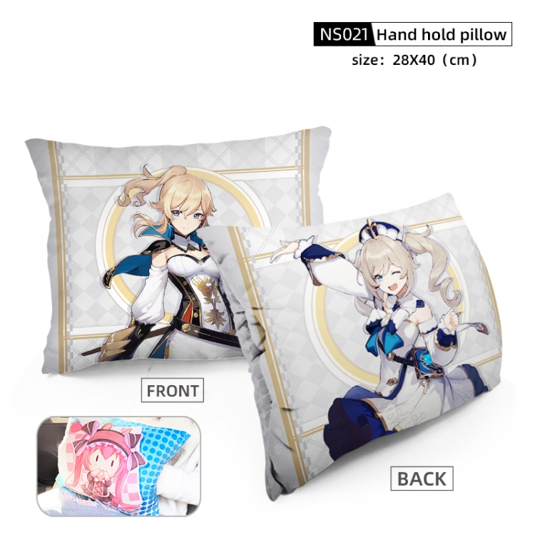 Genshin Impact Game Fine plush Hand Warm Cushion 28X40CM NS021