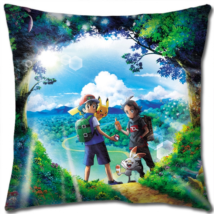 Pokemon Anime square full-color pillow cushion 45X45CM NO FILLING B1234
