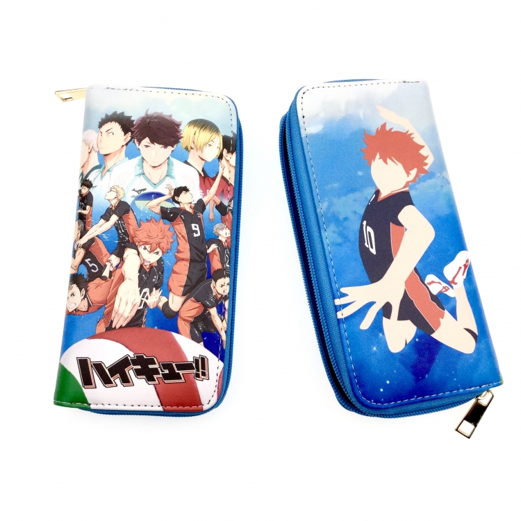 Haikyuu!! Full Color Printing Long section Zipper Wallet Purse style 3