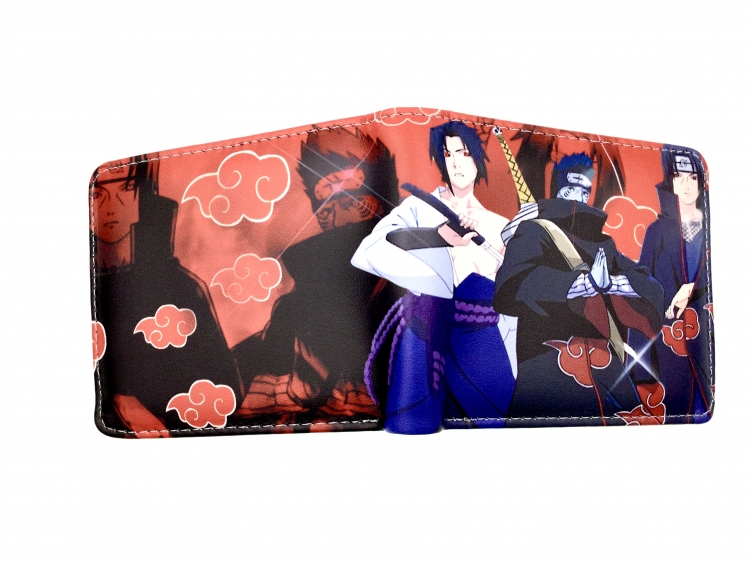 Naruto two fold  Short wallet 11X9.5CM 60G Style 21