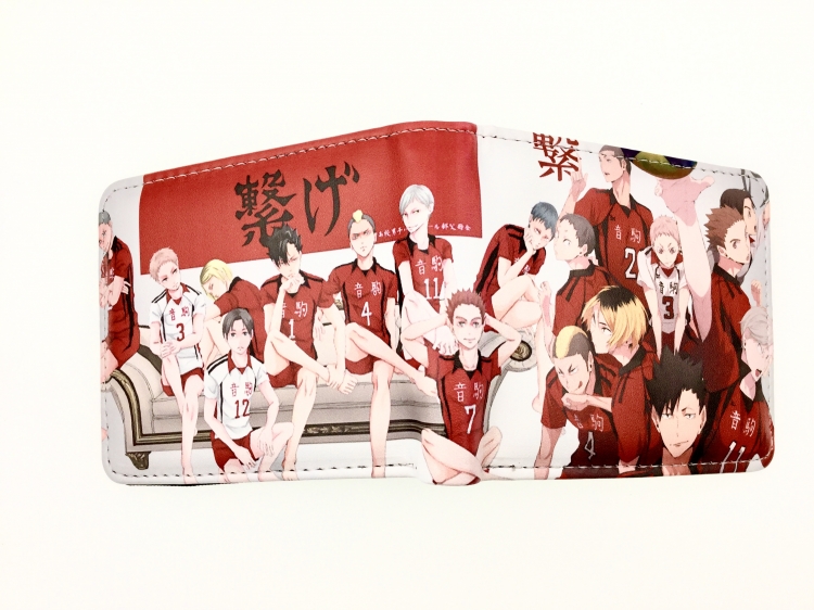 Haikyuu!! two fold  Short wallet 11X9.5CM 60G