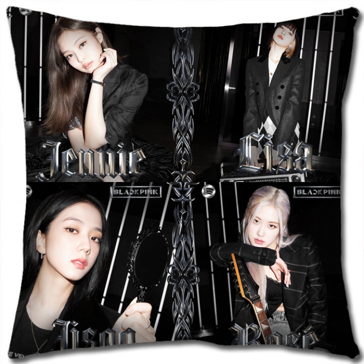 BLACK PINK Star group square full-color pillow cushion 45X45CM NO FILLING BP386A