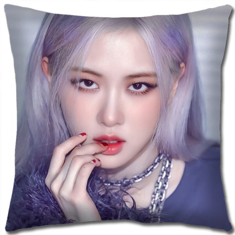 BLACK PINK Star group square full-color pillow cushion 45X45CM NO FILLING BP473