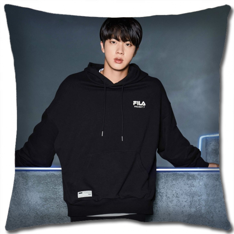 BTS Star group square full-color pillow cushion 45X45CM NO FILLING BS1164