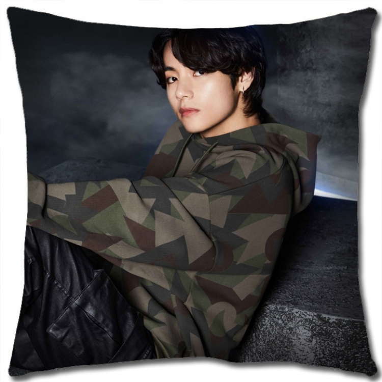 BTS Star group square full-color pillow cushion 45X45CM NO FILLING BS1215