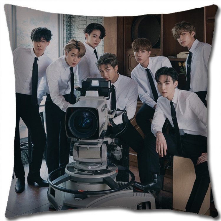 BTS Star group square full-color pillow cushion 45X45CM NO FILLING BS1130