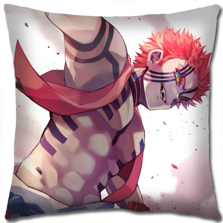 Demon Slayer Kimets Anime square full-color pillow cushion 45X45CM NO FILLING G4371