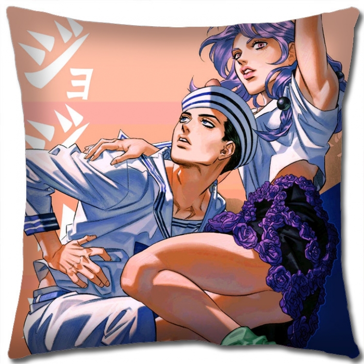 JoJos Bizarre Adventure Anime square full-color pillow cushion 45X45CM NO FILLING J197