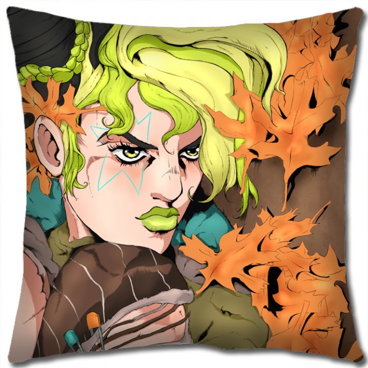JoJos Bizarre Adventure Anime square full-color pillow cushion 45X45CM NO FILLING J1105
