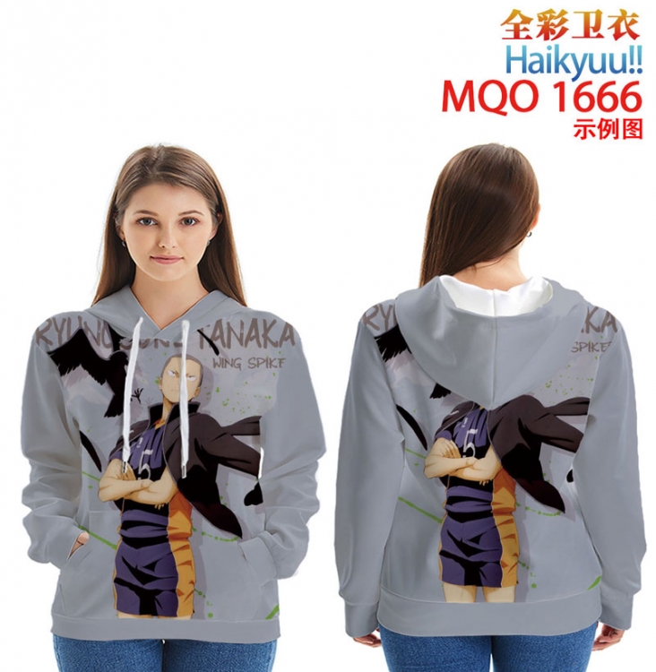 Haikyuu!! Full Color Patch pocket Sweatshirt Hoodie  9 sizes from XXS to 4XL MQO1666