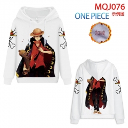 One Piece hooded plus fleece s...