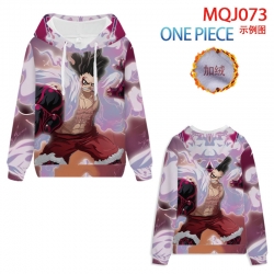 One Piece hooded plus fleece s...