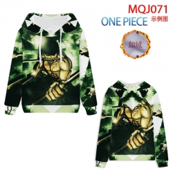 One Piece hooded plus fleece s...