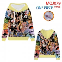 One Piece hooded plus fleece s...