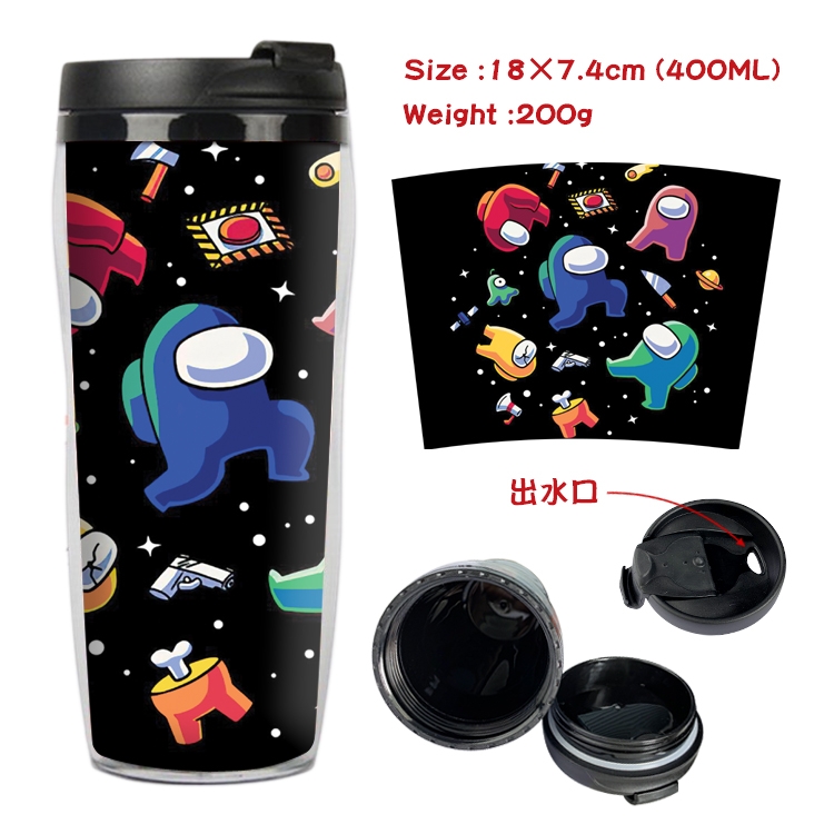 Among Us Starbucks Leakproof Insulation cup Kettle 18X7.4CM 400ML Style 4A