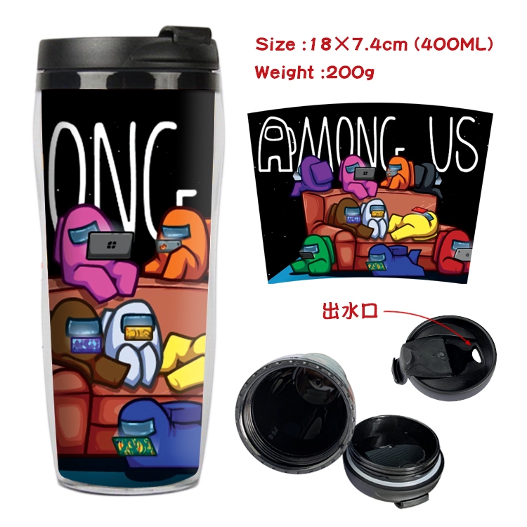 Among Us Starbucks Leakproof Insulation cup Kettle 18X7.4CM 400ML Style 7A
