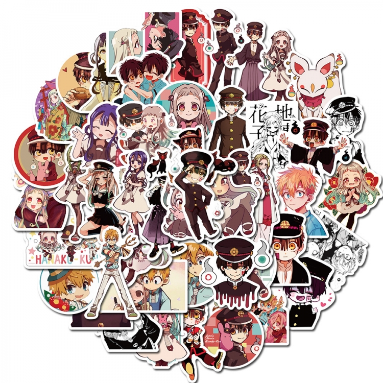 Toilet-bound Hanako-kun  Doodle stickers Waterproof stickers a set of 50 price for 5 sets