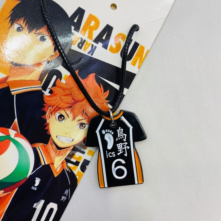 Haikyuu!! Anime Stainless steel military necklace 4627