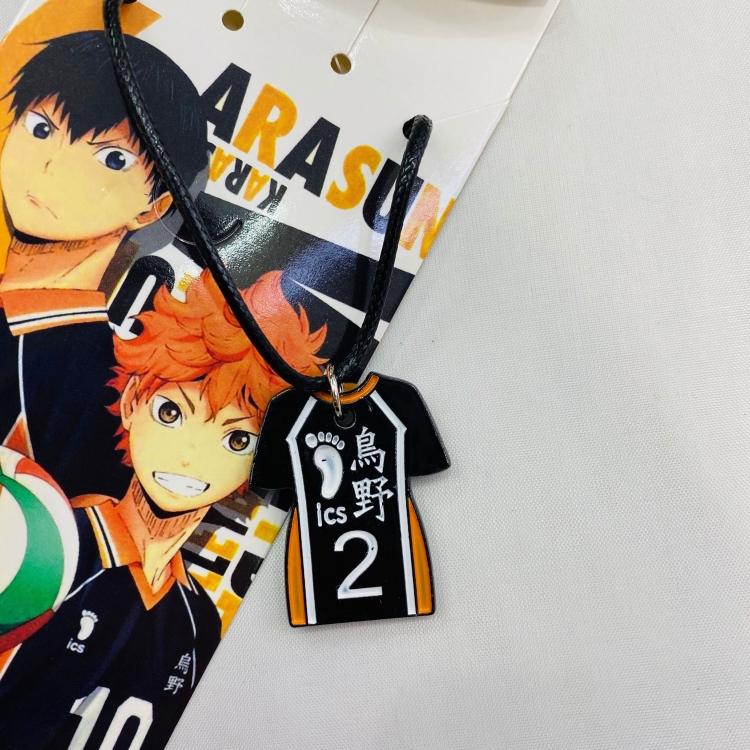 Haikyuu!! Anime Stainless steel military necklace 4602