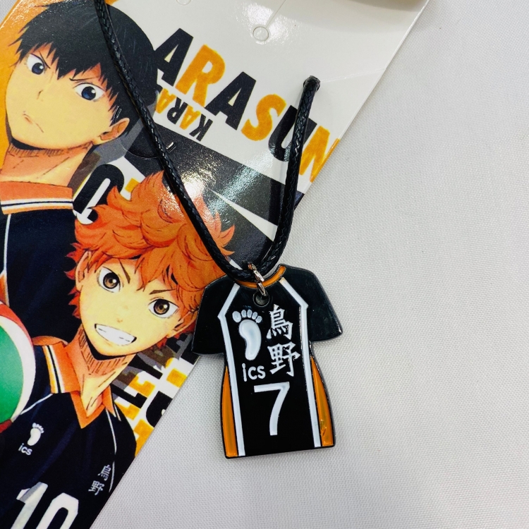 Haikyuu!! Anime Stainless steel military necklace 4639