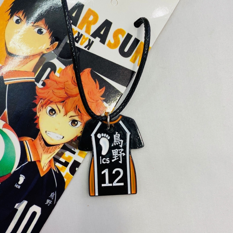 Haikyuu!! Anime Stainless steel military necklace 4646