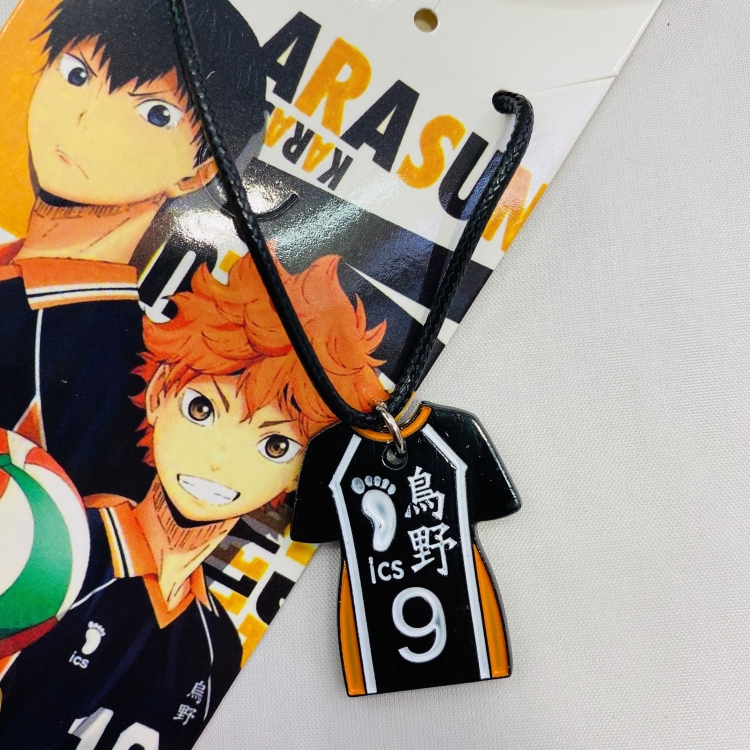 Haikyuu!! Anime Stainless steel military necklace 4634