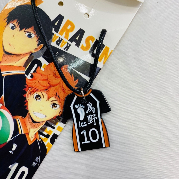 Haikyuu!! Anime Stainless steel military necklace 4655