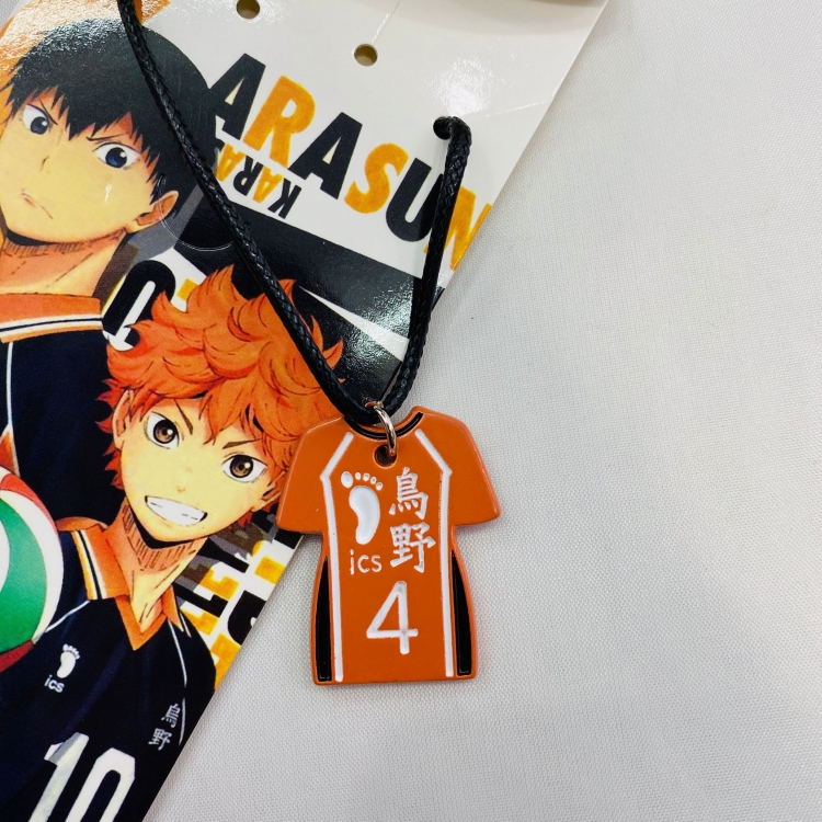 Haikyuu!! Anime Stainless steel military necklace 4607