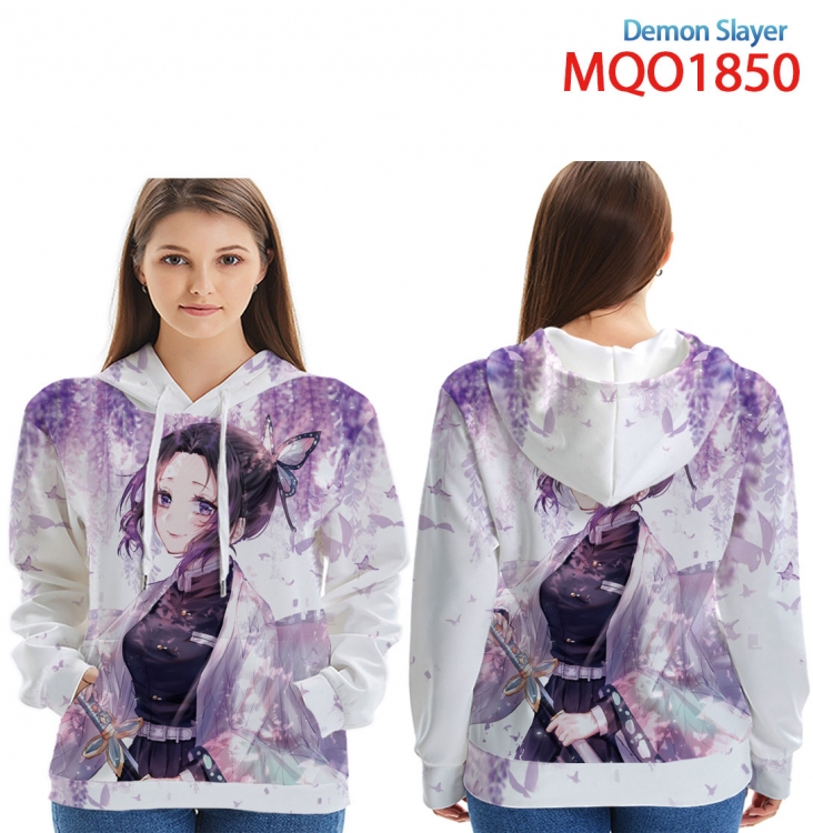 Demon Slayer Kimets Full Color Patch pocket Sweatshirt Hoodie EUR SIZE 9 sizes from XXS to XXXXL MQO1850