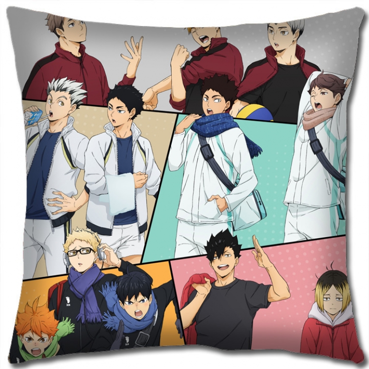 Haikyuu!! Anime square full-color pillow cushion 45X45CM NO FILLING p1344