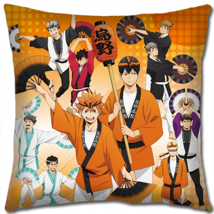 Haikyuu!! Anime square full-color pillow cushion 45X45CM NO FILLING p1343